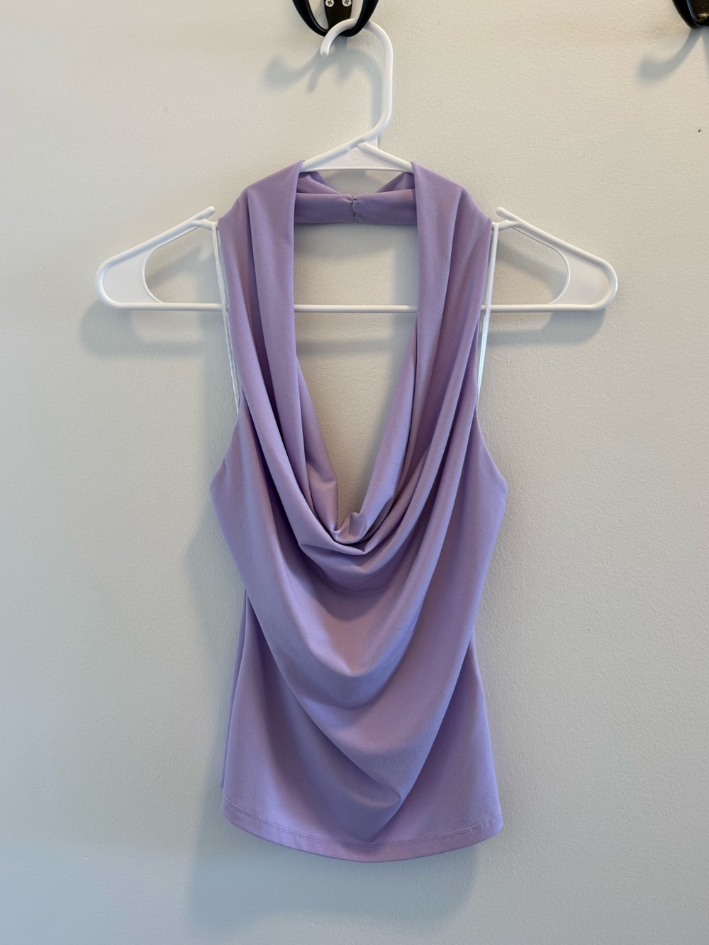 Urban Outfitters Lavender Cowl Neck Sleeveless Camisole